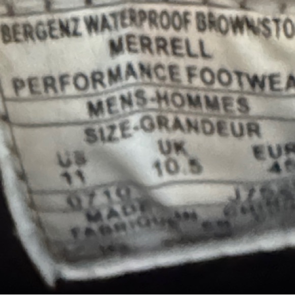 Merrell primaloft size 11 brown leather boots. Excellent condition. - Picture 4 of 6